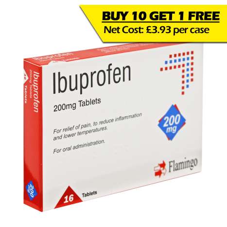 Flamingo Ibuprofen (200mg) Tablets 16 Pack