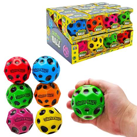Crater Ball Xtreme Fidget Bounce Ball (6.5cm) - Assorted Colours