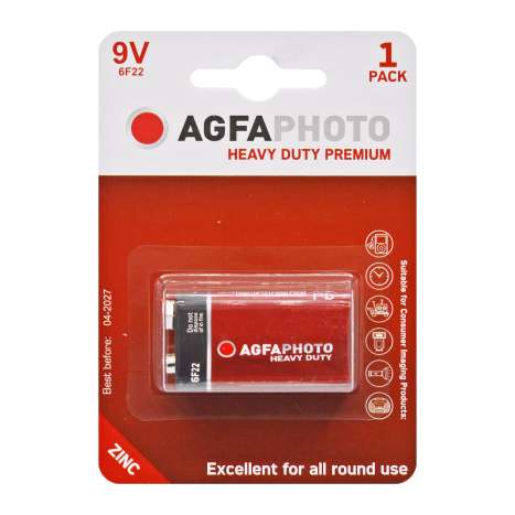 AgfaPhoto Heavy Duty Battery (Single) - 9V