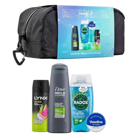 Ready to Recharge Gift Set with Wash Bag