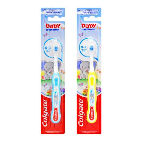 Colgate Kids (0-2 Years) Extra Soft Toothbrush - Assorted Colours