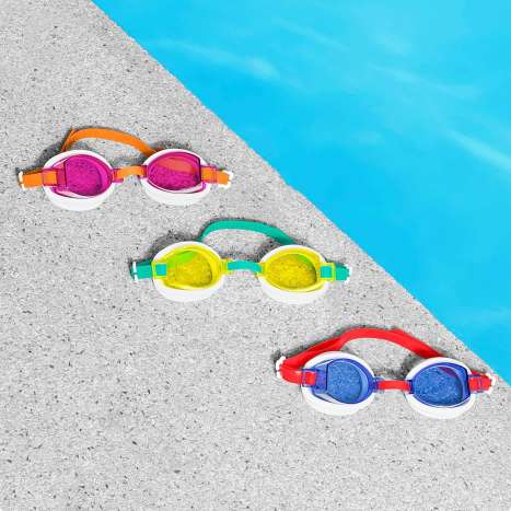 Bestway Aqua Burst Essential Swimming Goggles (Youth 7+) - Assorted Colours