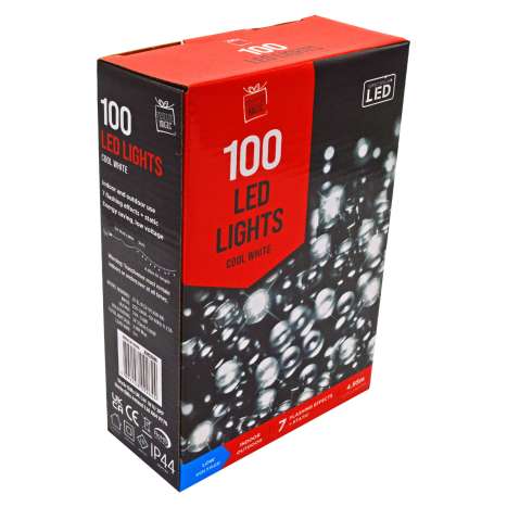 100 LED Lights (4.95m) - Cool White