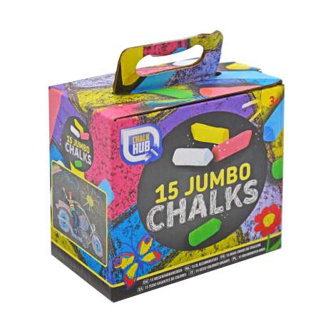 Chalk Hub Jumbo Chalks 15 Pack