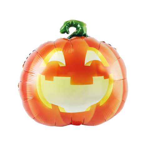 Halloween Foil Balloon (17" x 16") - Pumpkin