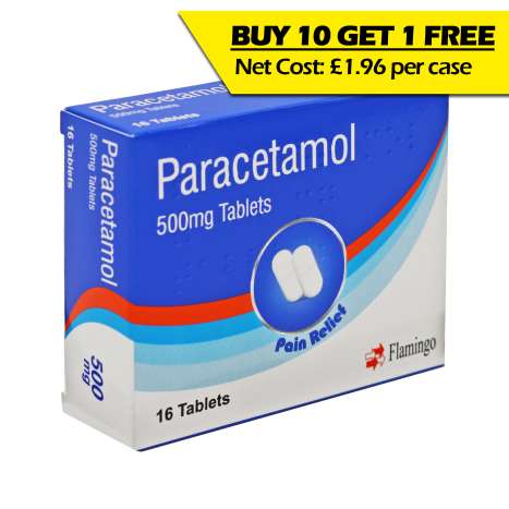 Flamingo Paracetamol (500mg) Tablets 16 Pack
