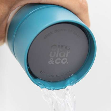 Circular&Co. Reusable Water Bottle (600ml) - Teal/Grey