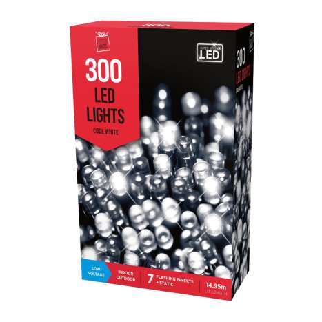 300 LED Lights (14.95m) - Cool White