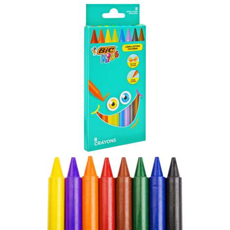 BIC Kids Crayons 8 Pack