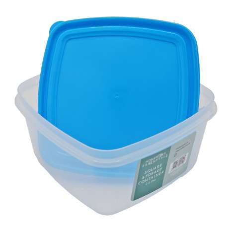 Homeware Essentials Square Storage Container (2.6L) - Assorted Colours