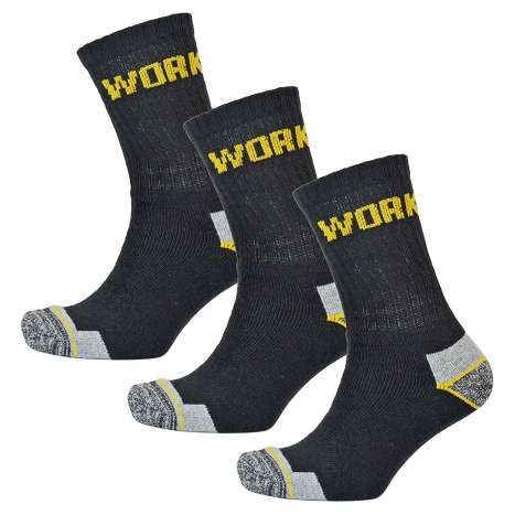 Storm Ridge Work Socks (Size 7-11) 3 Pack