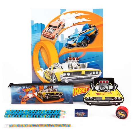 Hot Wheels Bumper Stationery Set