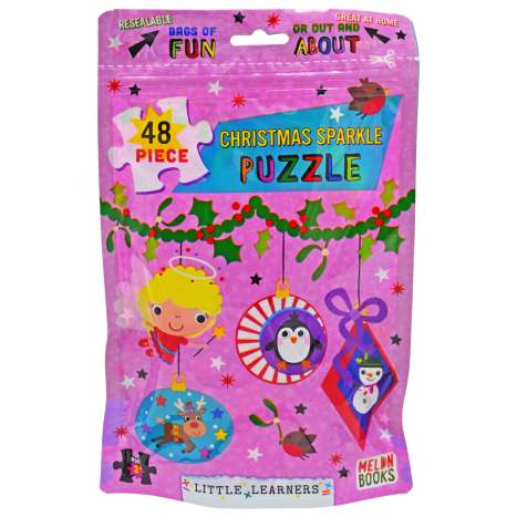 Christmas Puzzle Bag 48 Pieces - Christmas Sparkle