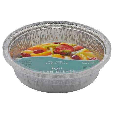 Homeware Essentials Large Foil Flan Dishes (21.5cm) 5 Pack