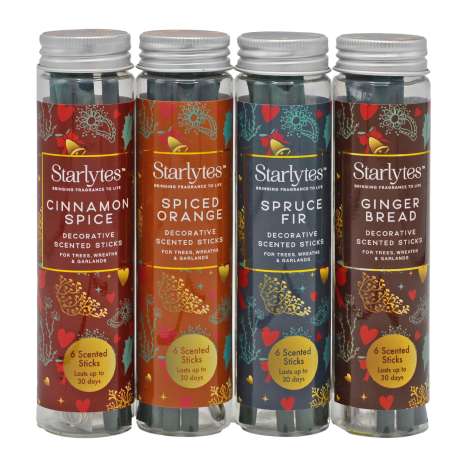 Starlytes Decorative Scented Sticks 6 Pack - Assorted Scents