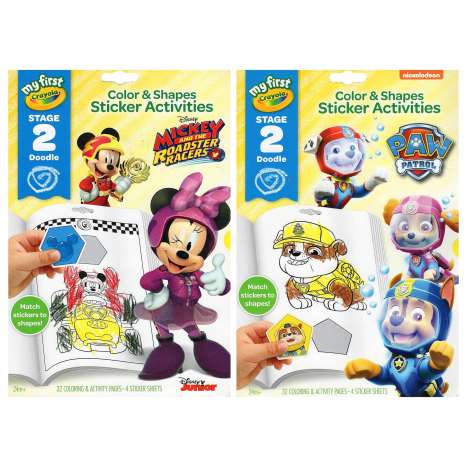 Crayola My First (Stage 2 Doodle) Activity Book - Assorted Characters