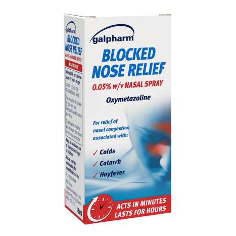 Galpharm Blocked Nose Relief Nasal Spray (15ml)