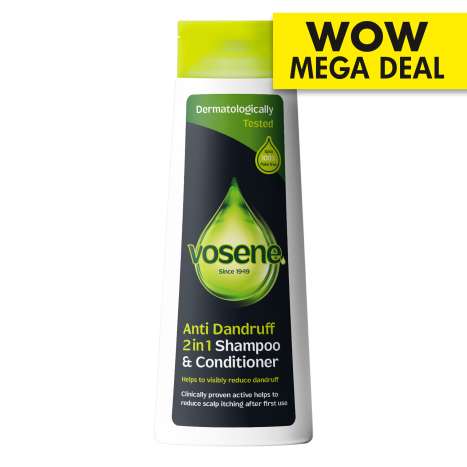 Vosene Anti Dandruff 2 in 1 Shampoo & Conditioner (500ml)