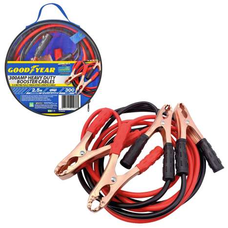 Goodyear 300Amp Booster Cables (2.5M)