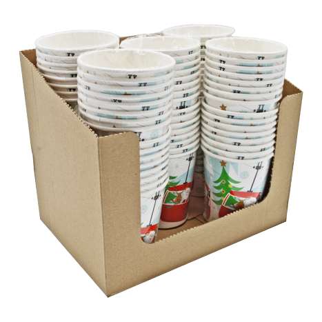 Paper Cups (8oz) 8 Pack - Festive Fun