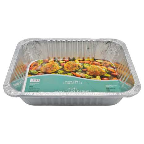 Homeware Essentials Foil Roasting Dishes (32.5cm x 26cm) 2 Pack