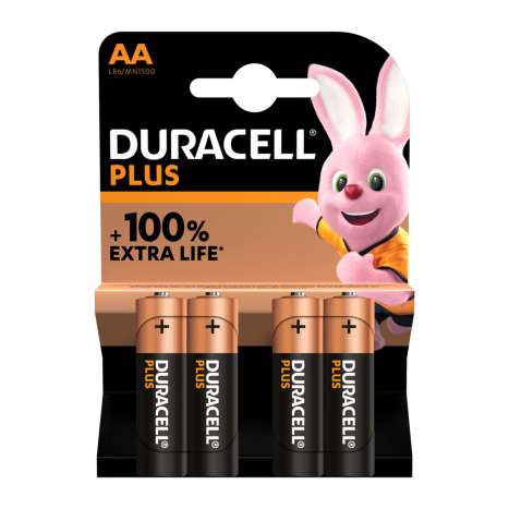 Duracell Batteries 4 Pack - AA