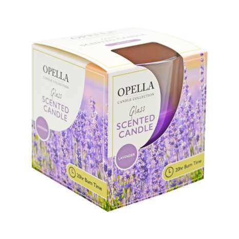 Opella Scented Glass Candle - Lavender