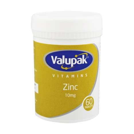 Valupak Zinc Tablets (10mg) 60 Pack