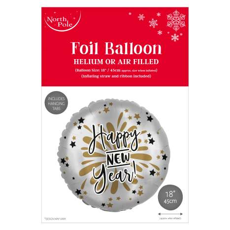 18" Foil Balloon - Happy New Year