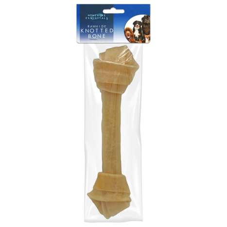 Homeware Essentials Large Rawhide Knotted Bone (Approx 180g/26cm)