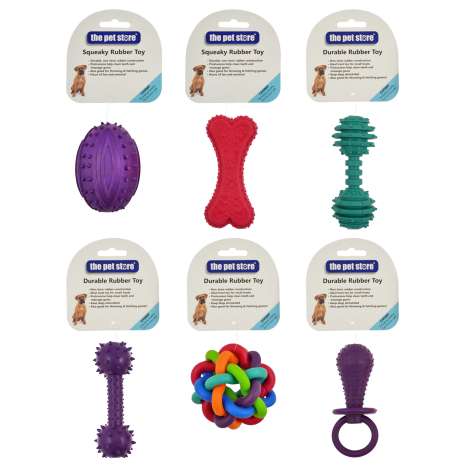The Pet Store Rubber Toys - Assorted