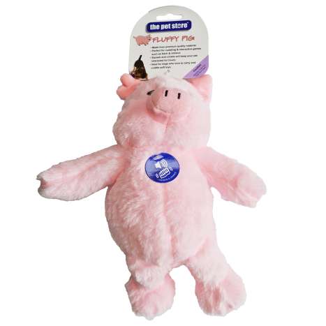 The Pet Store PREMIUM Plush Squeaky Animal Toy (30cm x 20cm x 10cm) - Assorted