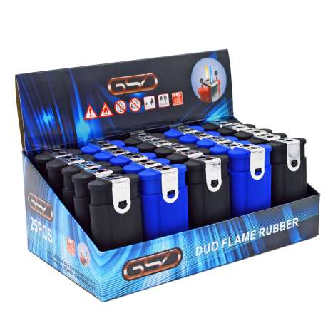 GSD Duo Flame Electronic Lighters - Assorted Colours