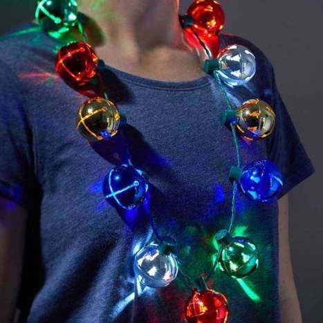 Light Up Jingle Bell Necklace