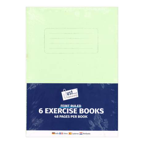 Exercise Books (48 Pages) 6 Pack