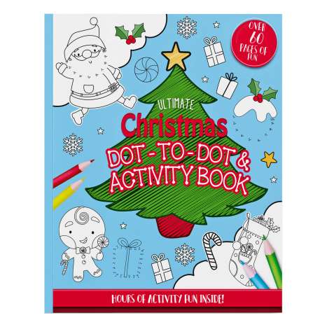 Christmas Dot-To-Dot & Activity Book (60 Pages)