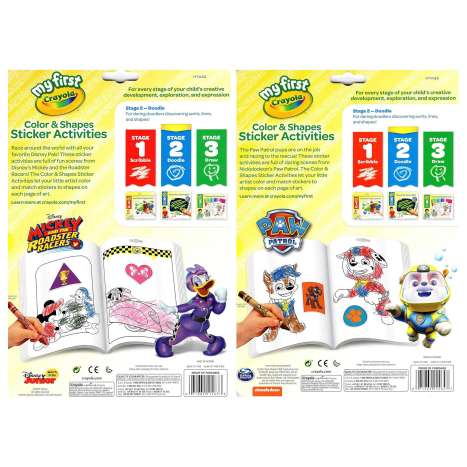 Crayola My First (Stage 2 Doodle) Activity Book - Assorted Characters