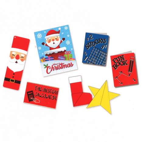 Christmas Family Crackers (15") 6 Pack - Assorted Colours