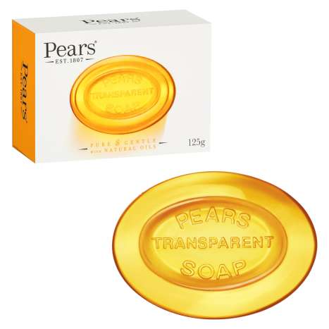 Pears Transparent Soap Bar (125g) - Amber