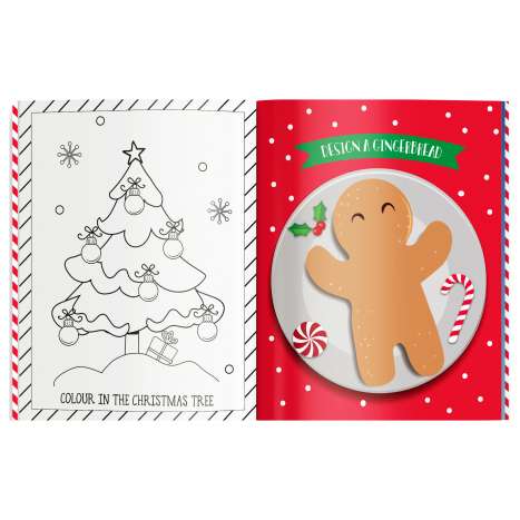 Christmas Activity Book with Stickers (24 Pages)