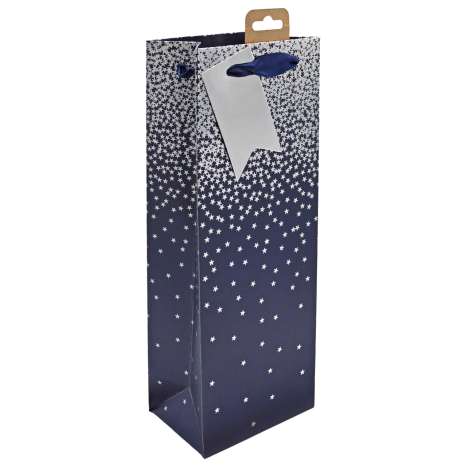 Bottle Gift Bags - Navy Ombre