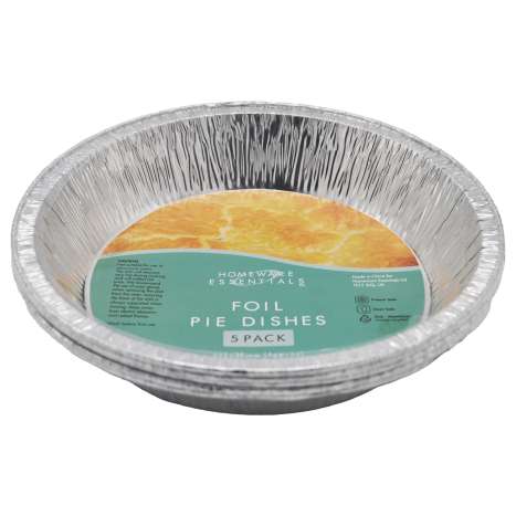 Homeware Essentials Foil Pie Dishes (22.5cm) 5 Pack