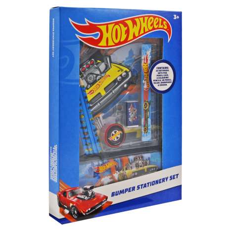 Hot Wheels Bumper Stationery Set