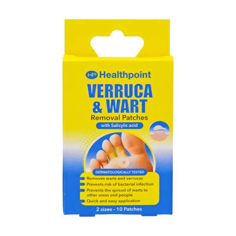 Healthpoint Verruca & Wart Removal Patches 10 Pack