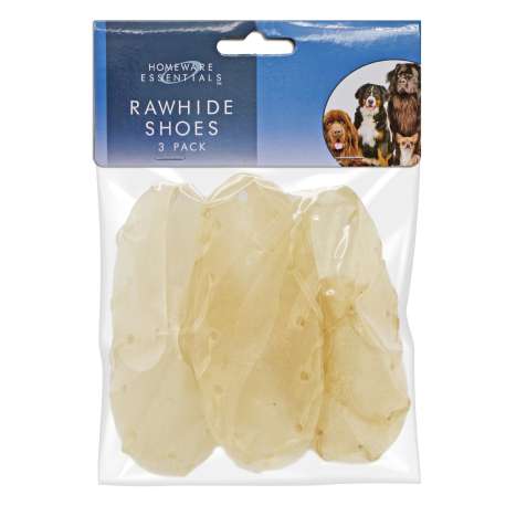 Homeware Essentials Rawhide Shoes (Approx 45g/12cm) 3 Pack