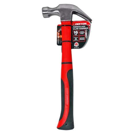 Dekton Fibreglass Claw Hammer (16oz)