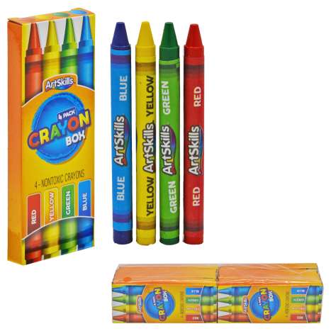 ArtSkills Crayon 40 Pack (10 x 4 Pack Box)