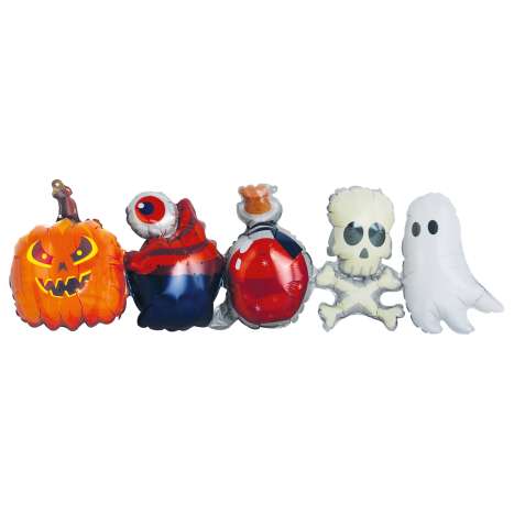 Halloween Foil Balloon (32" x 9") - Character Bunting