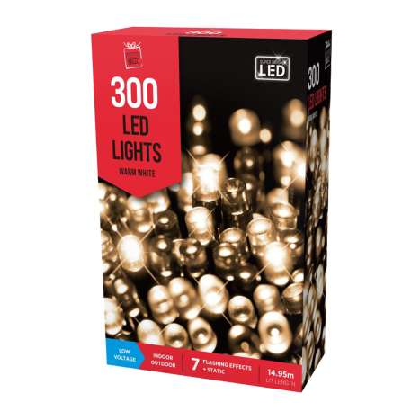 300 LED Lights (14.95m) - Warm White