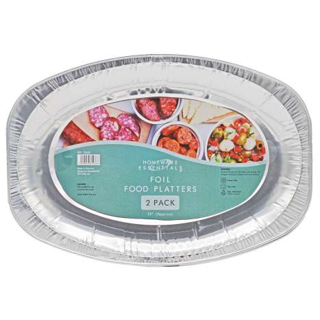 Homeware Essentials Foil Food Platters (14") 2 Pack